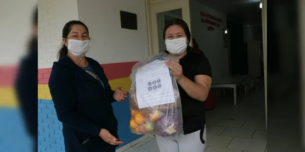 Produtos foram adquiridos da agricultura familiar