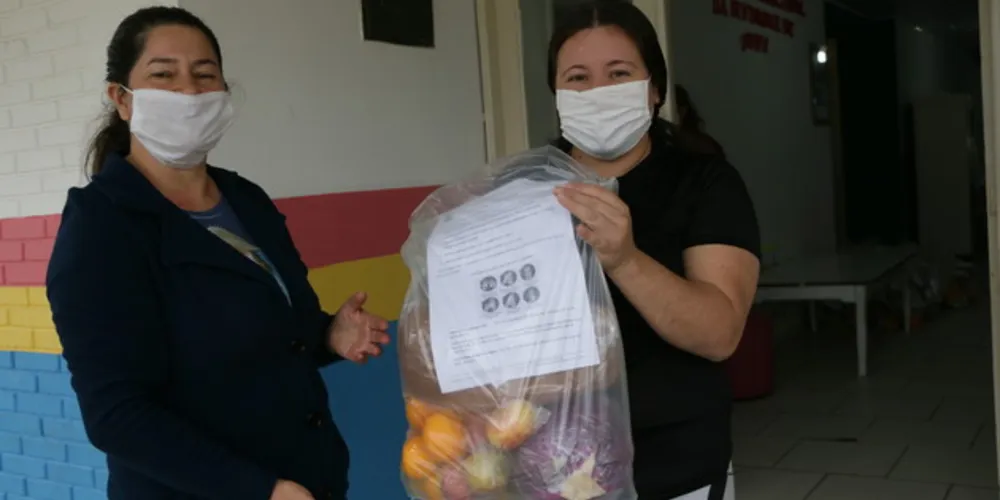 Alimentos foram comprados com recursos do Programa Nacional de Alimentação Escolar (PNAE)