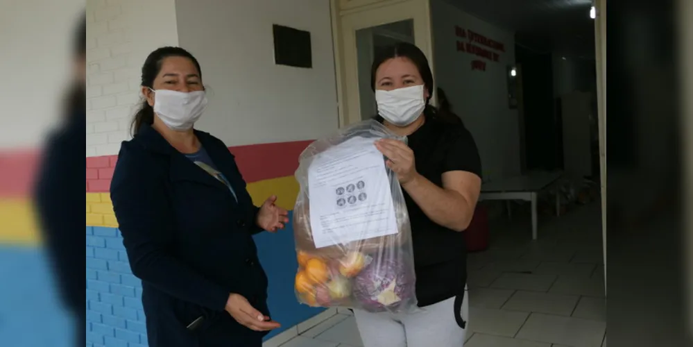 Alimentos foram comprados com recursos do Programa Nacional de Alimentação Escolar (PNAE)