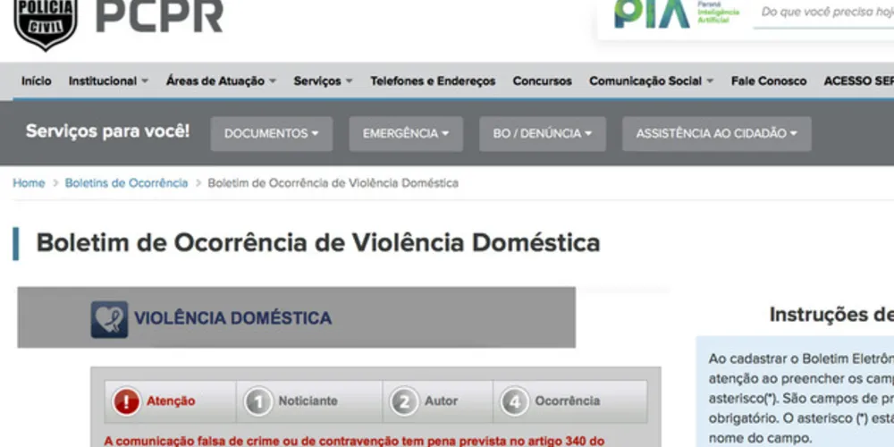 Mesma opção é ofertada para casos de estelionato