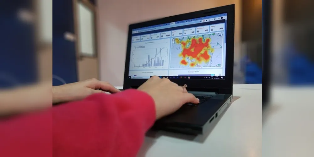 Mapa da Covid foi lançado nesta sexta-feira (5) pela Prefeitura de Ponta Grossa