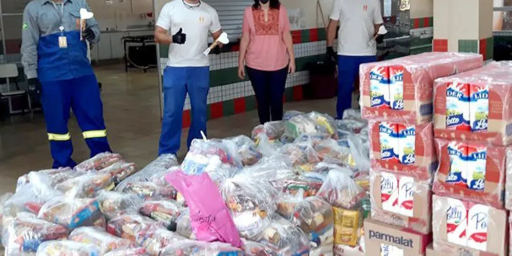 Três mil máscaras, além de produtos de higiene e limpeza também já foram doados a instituições de saúde, educação e assistência social.