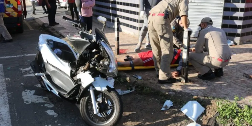 Uma das vítimas ficou em estado grave, segundo informou o Corpo de Bombeiros.