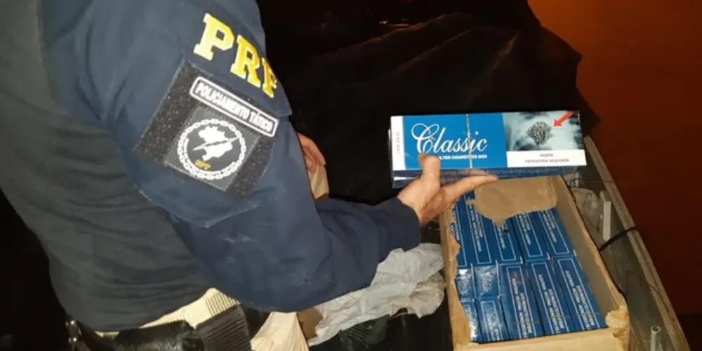 Imagem ilustrativa da imagem Autoridades interceptam grande carga de cigarros em PG