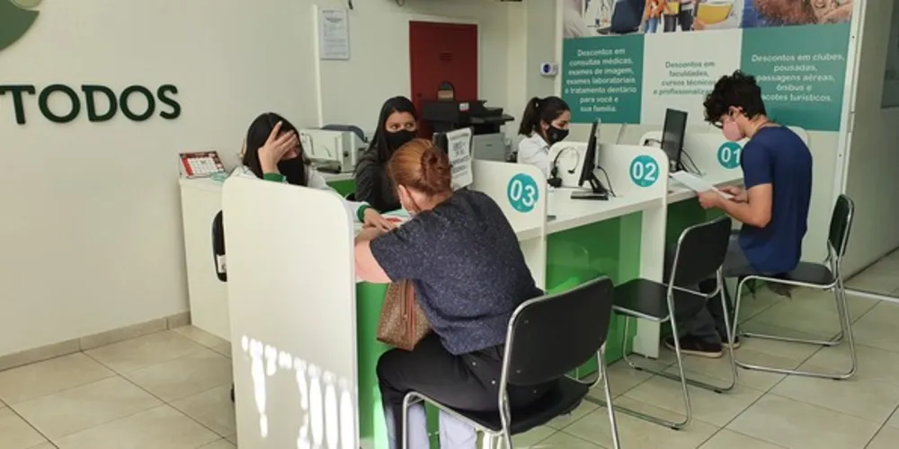 Por uma mensalidade de R$ 23,10 os clientes podem usufruir de atendimento médico de qualidade, além de serviço na área da educação e lazer
