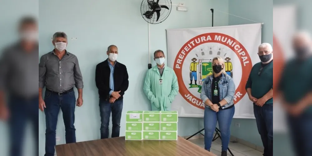 Município recebeu novos testes rápidos para a Covid-19 e máscaras respiratórias