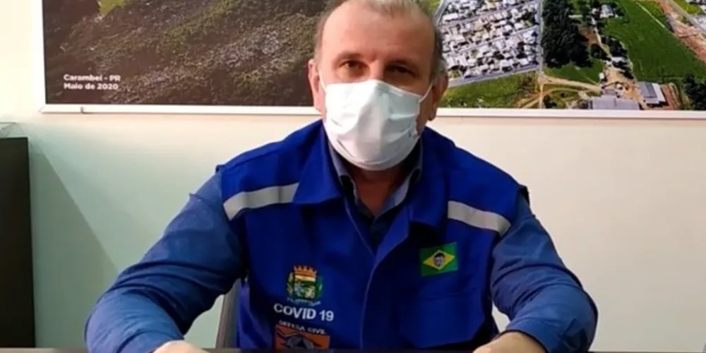 Prefeito Osmar Blum ressalta que a contaminação no município é comunitária