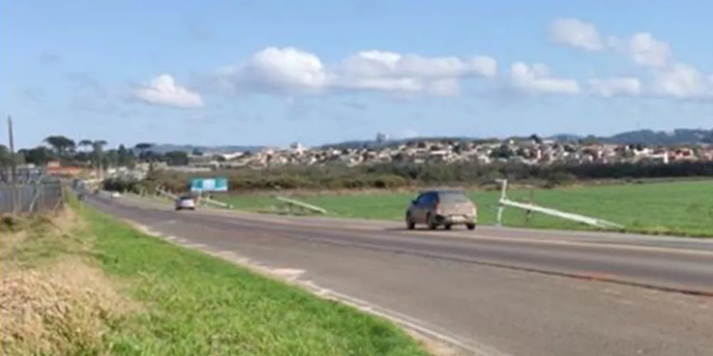 Simepar aponta que região dos Campos Gerais teve ventos com mais de 60 km/h nesta terça