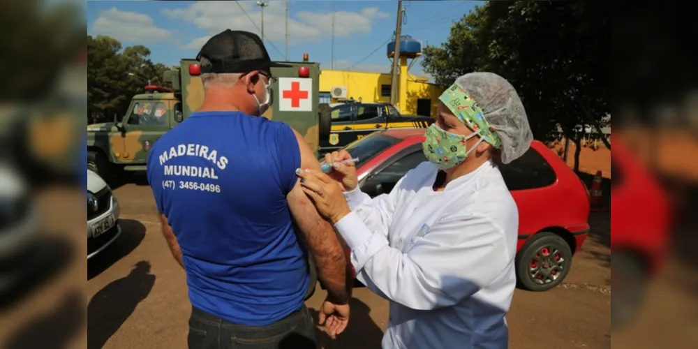 As doses são remanescentes e serão aplicadas enquanto durarem os estoques