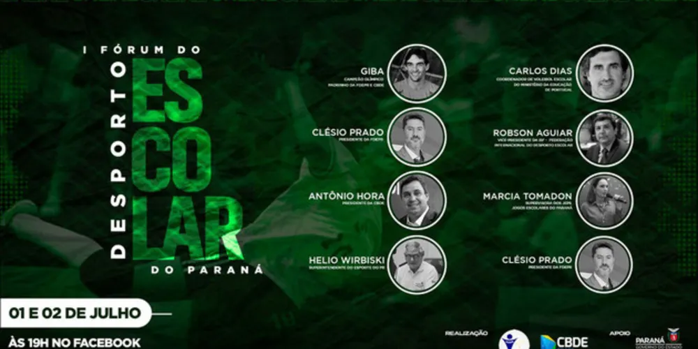 O evento é promovido pela Federação do Desporto Escolar do Paraná (FDEPR) e pela Confederação Brasileira do Desporto Escola (CBDE), com o apoio da Superintendência do Esporte do Paraná.