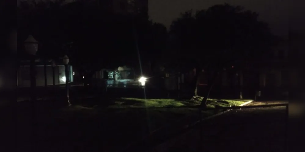  Copel foi notificada e trabalhou para normalizar o fornecimento da energia elétrica.