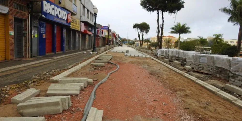 A medida acontece em virtude da realização das obras nas ruas Fernandes Pinheiro e Benjamin Constant