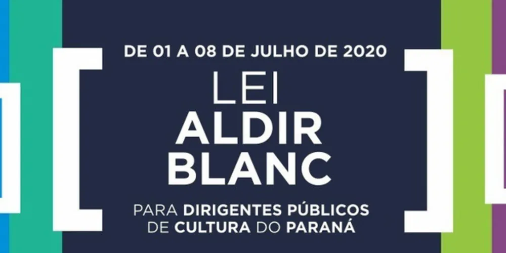 A chamada de Lei Aldir Blanc, em homenagem ao artista que morreu de Covid-19.