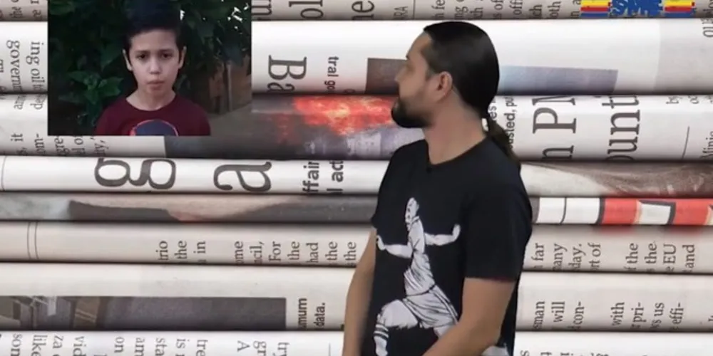 Crianças estão tendo contato com os estudos a distância, por meio do Programa de aulas remotas Vem Aprender