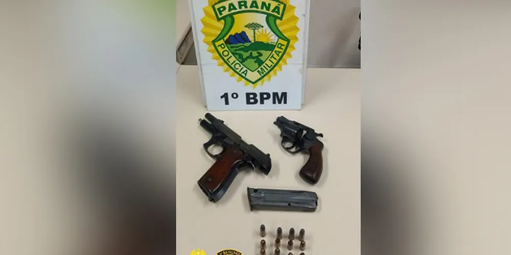 Armas não tinham registro, segundo a Polícia Militar