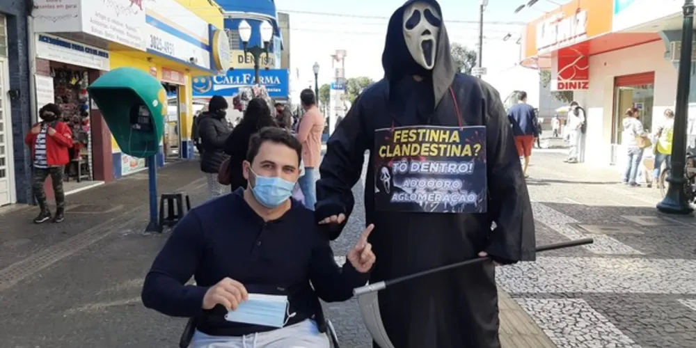 Ato foi bem aceito pelos ponta-grossenses abordados