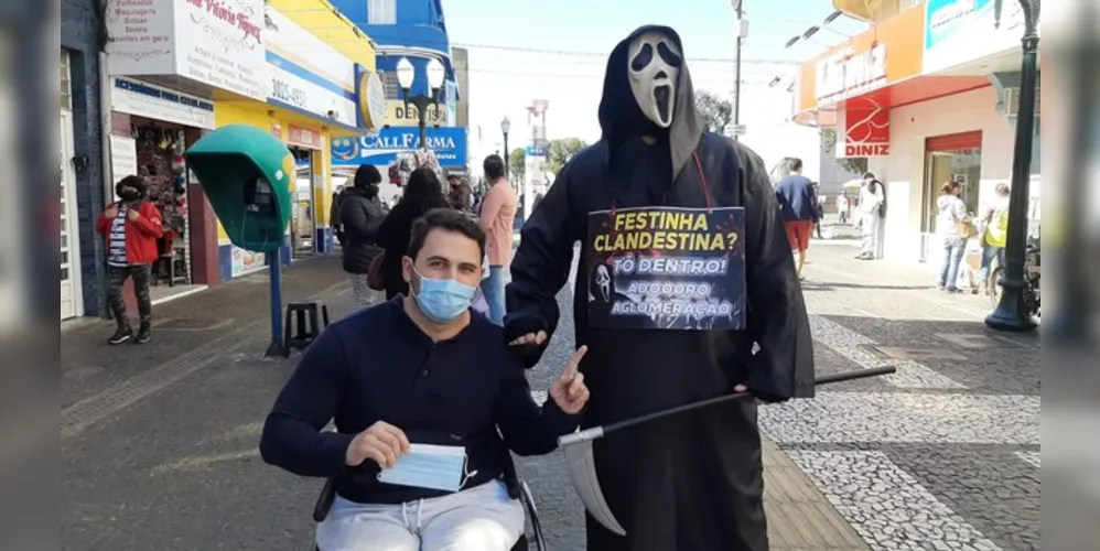 Ato foi bem aceito pelos ponta-grossenses abordados