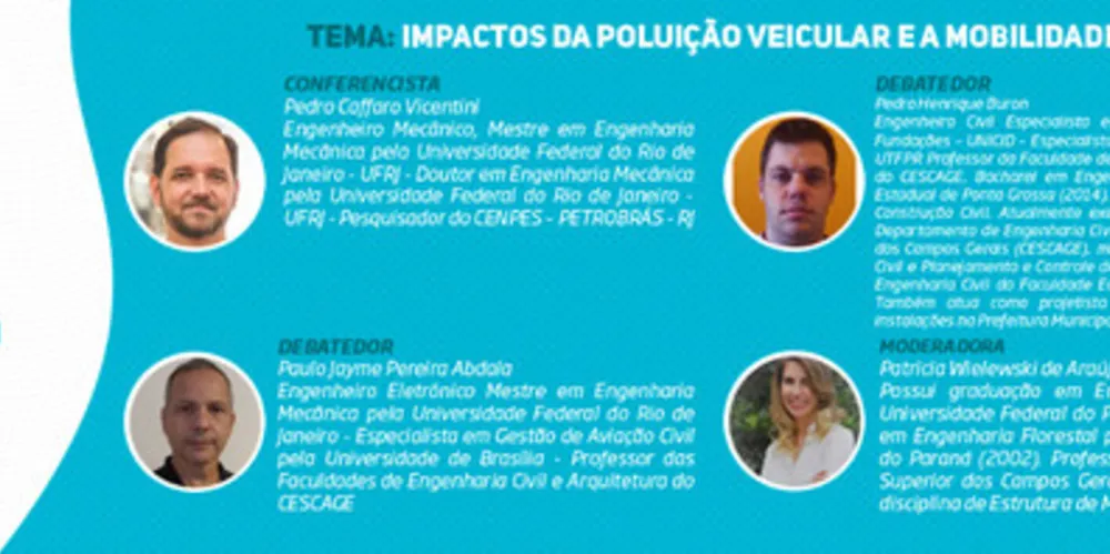 O 3° Ciclo de Ciências Cescage conta com mais de 90 congressistas renomados nacionalmente e internacionalmente das mais diversas áreas de pesquisa