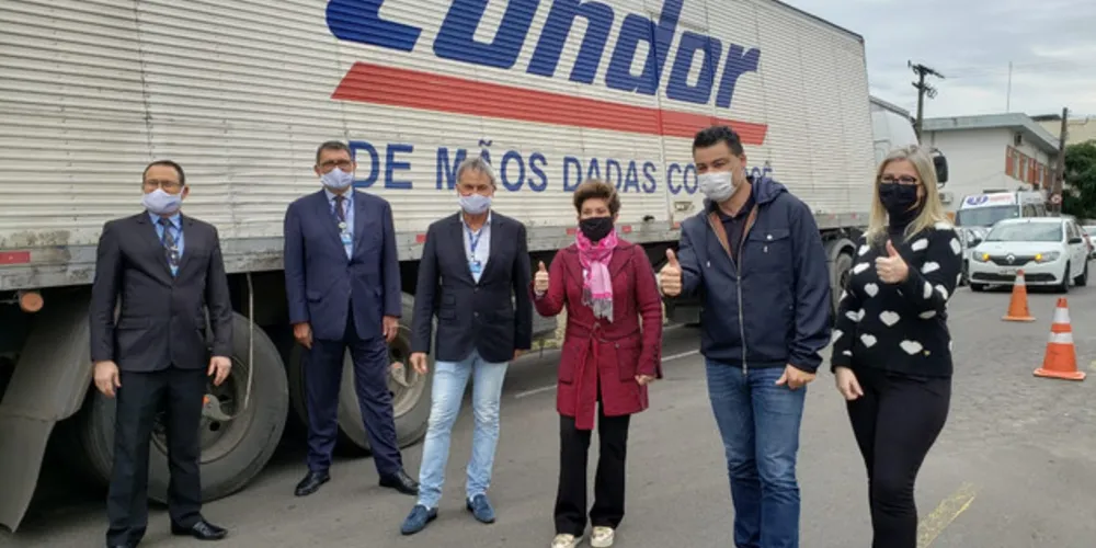 Doação é o resultado da campanha Compra Solidária Condor