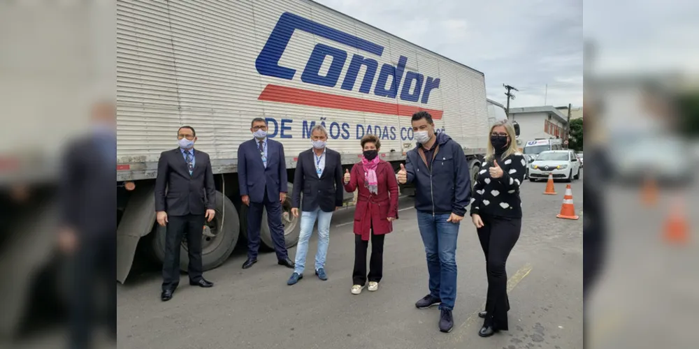 Doação é o resultado da campanha Compra Solidária Condor
