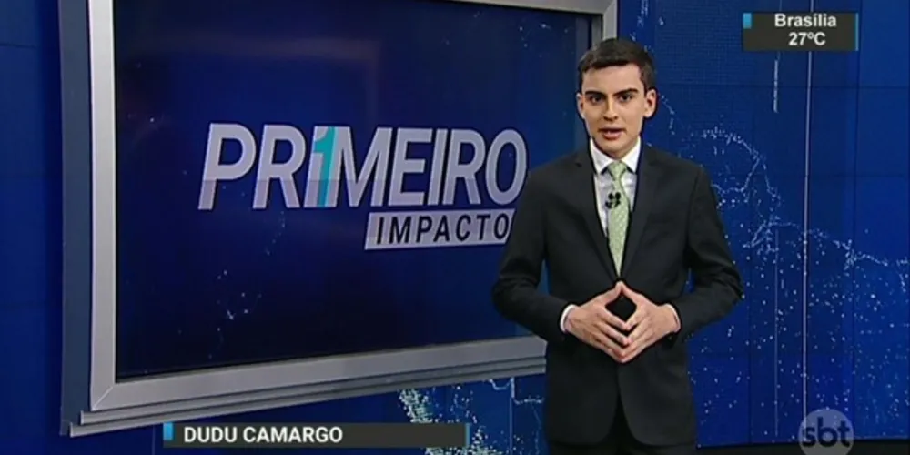 Dudu Camargo que apresenta o programa Primeiro Impacto foi intimado a depor