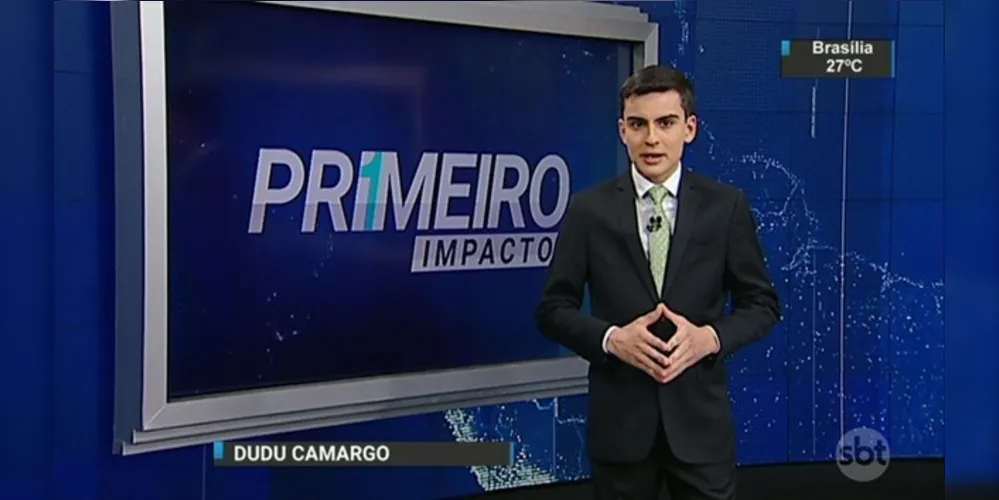 Dudu Camargo que apresenta o programa Primeiro Impacto foi intimado a depor