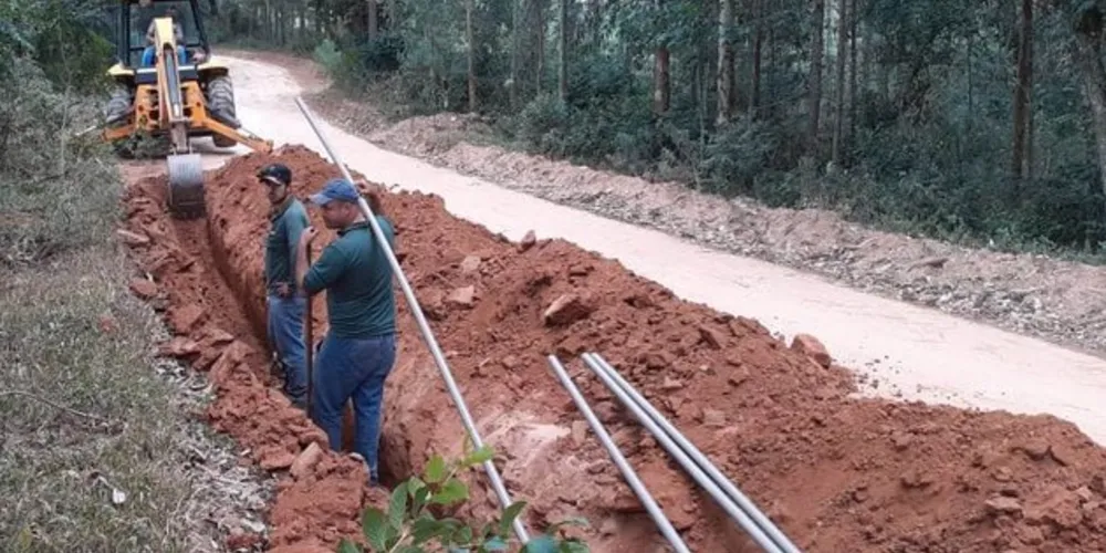 São 66 famílias beneficiadas com a nova rede de abastecimento