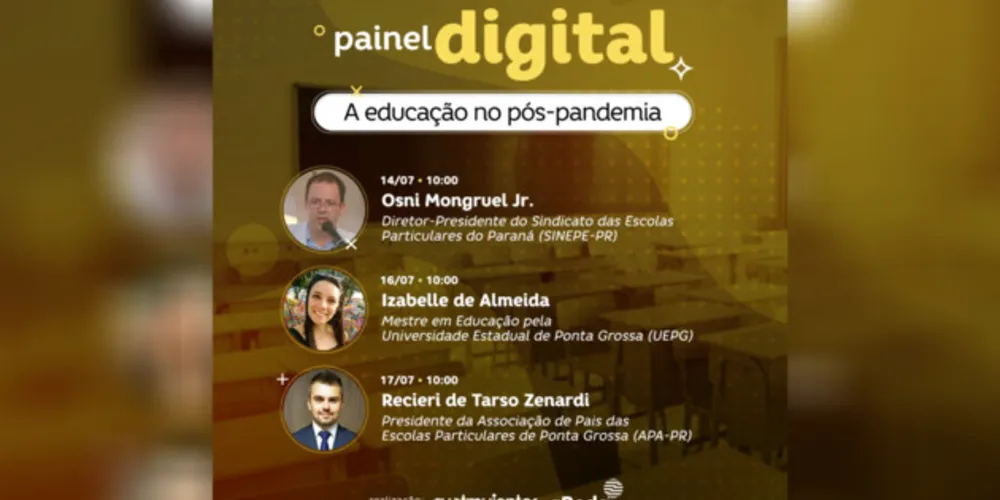 Painel Digital conta com um ciclo completo de entrevistas sobre a educação