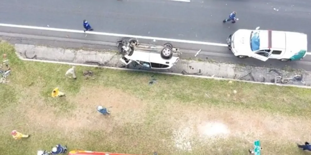 Imagem ilustrativa da imagem Tralhador morre atropelado por carro desgovernado na BR-277