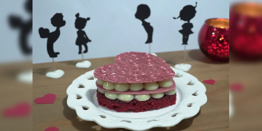 Bolo da 1ª vencedora do concurso O Doce Confeiteiro, eleito por voto popular