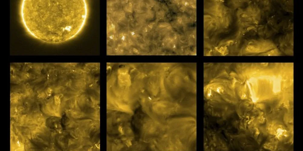 A Solar Orbiter carrega seis instrumentos de imagens capazes de estudar, cada um, diferentes aspectos do Sol. 