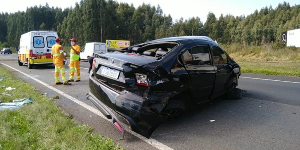 Segundo a Polícia Rodoviária Estadual, não houve necessidade de interdição da estrada.