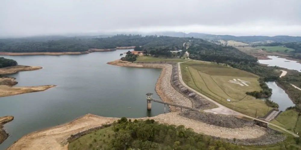 Sanepar tem registrado os menores níveis das barragens que compõem o Sistema de Abastecimento 