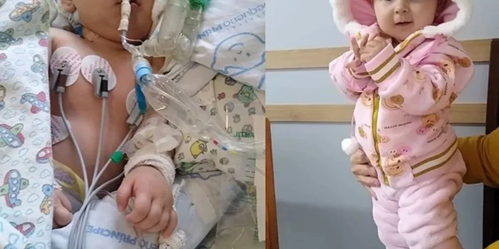 Imagem ilustrativa da imagem Família pede ajuda para tratar bebê com doença rara