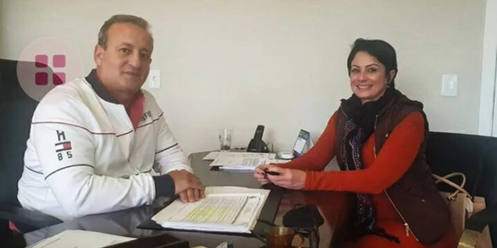 Presidente do Patriota no Paraná, Moacyr Fadel convidou Keyla Sanson para liderar chapa