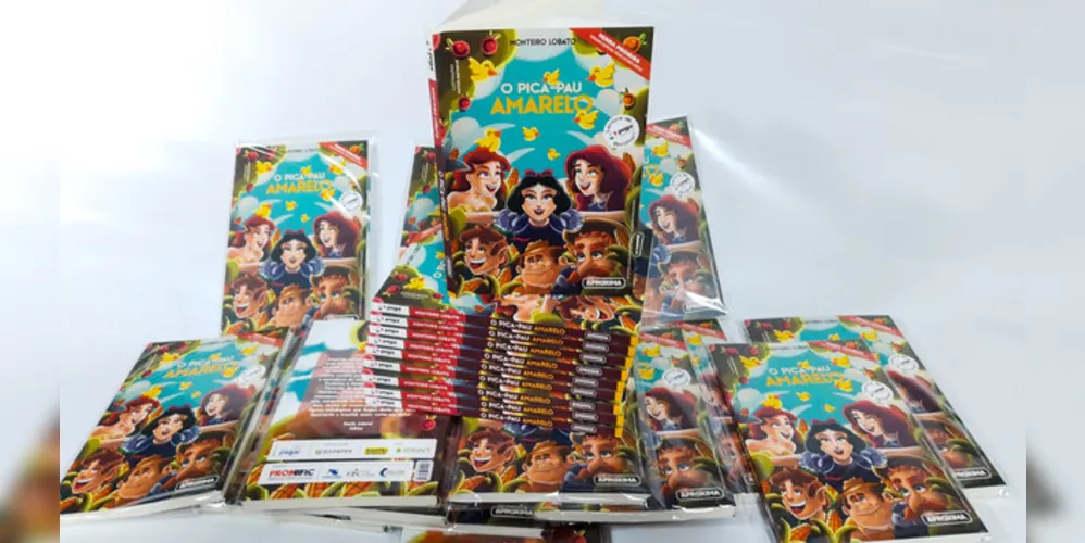 Evento marca o início da comemoração dos sete anos de projeto e fez o lançamento oficial da obra “O Pica-pau Amarelo”, de Monteiro Lobato.
