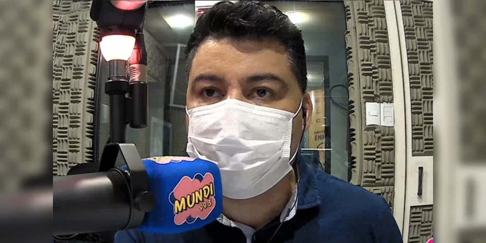 Prefeito avisou na rádio que PG pode elevar nível de contágio para a bandeira laranja
