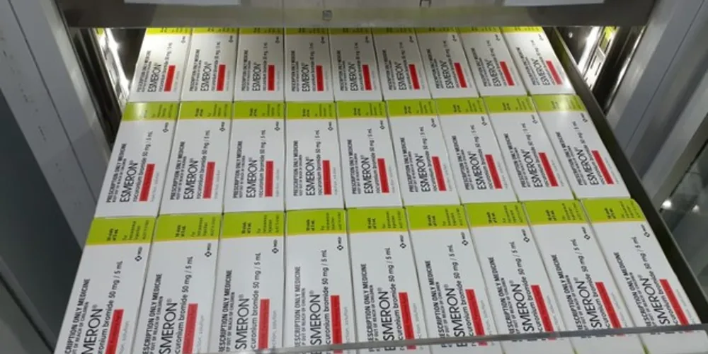 Medicamentos anestésicos e relaxantes musculares ao Hospital Regional