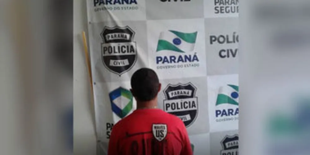 Rapaz foi levado para a Delegacia de Polícia Civil de Castro