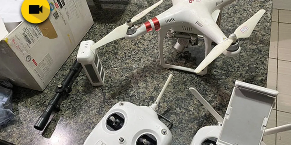 Aparelhos eram usados para levar celulares para presos, segundo a polícia