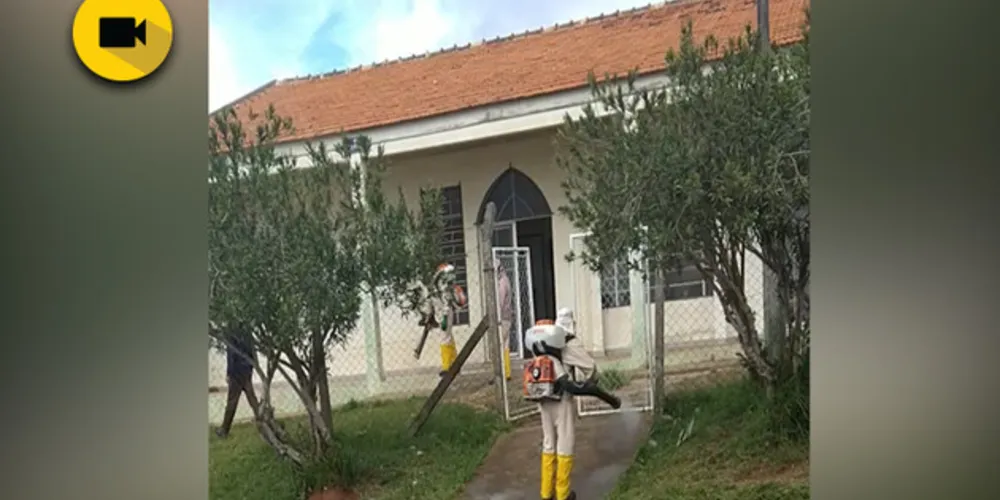 Imagem ilustrativa da imagem Prefeitura de PG ‘sanitiza’ capela após velório de paciente com covid