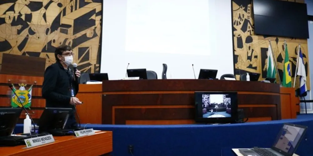 Secretário da Fazenda, Cláudio Grokoviski, apresentou resultado da consulta popular em audiência pública