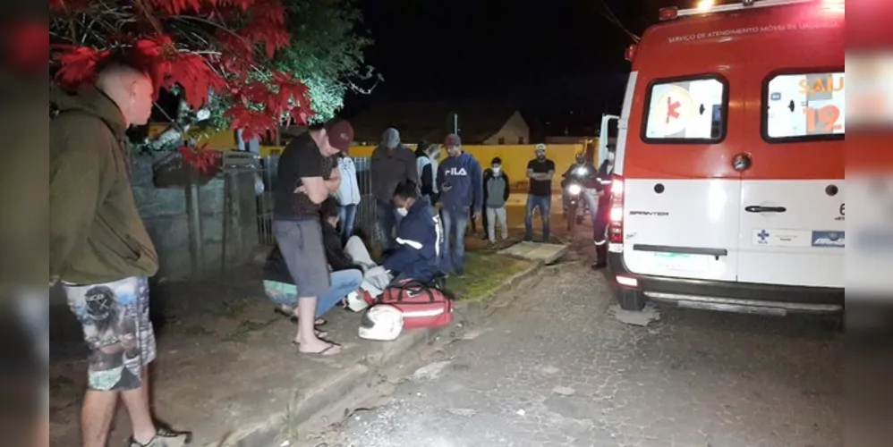 Vítima foi levada ao PSM pelo Samu com ferimentos moderados, sem risco à vida