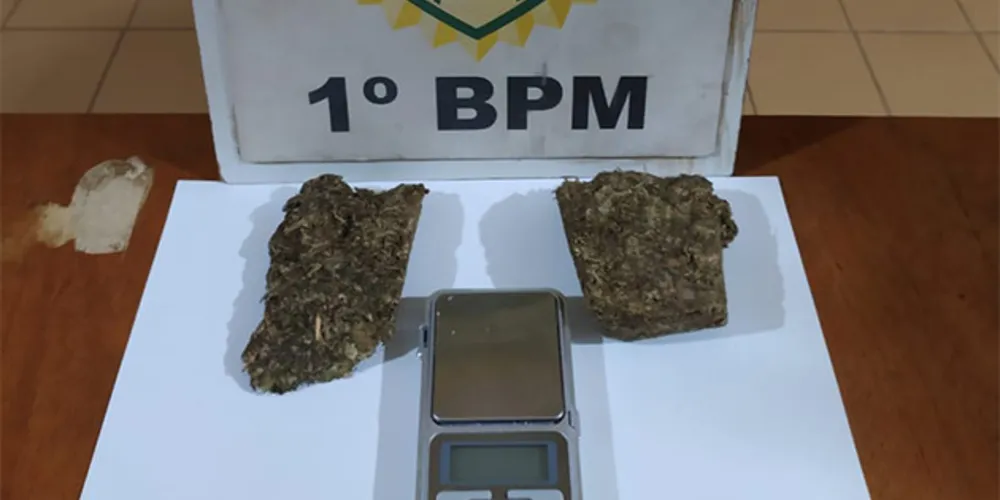 Droga foi apreendida pela equipe do Pelotão de Choque na cidade de Sengés