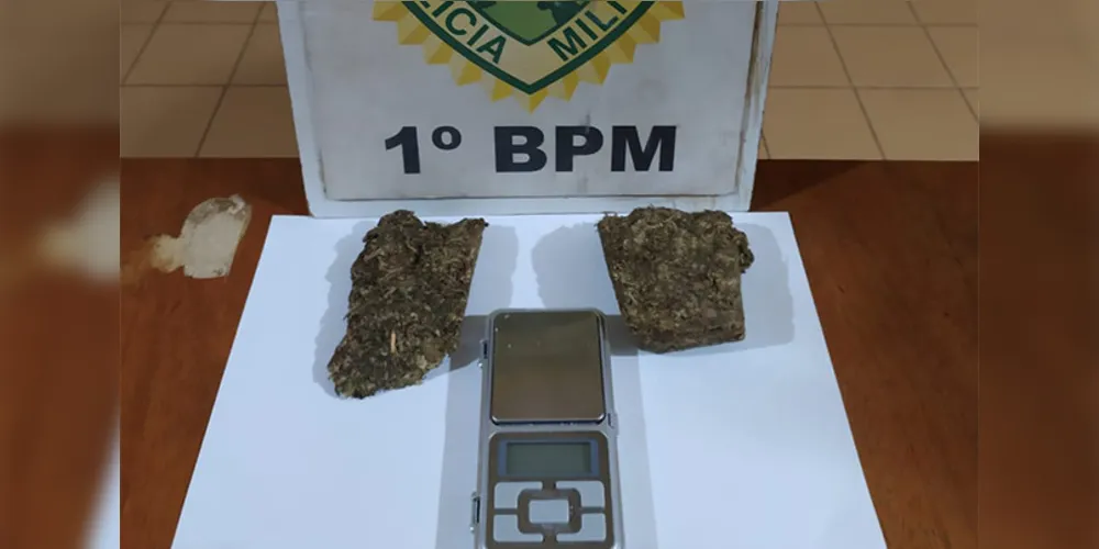 Droga foi apreendida pela equipe do Pelotão de Choque na cidade de Sengés