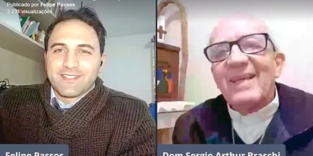 Na última semana, o vereador Felipe Passos (PSDB) e o bispo Dom Sérgio Arthur Braschi relembraram os sete anos da Jornada Mundial da Juventude (JMJ) 