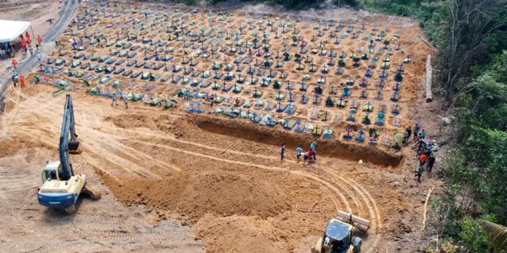 O país segue em segundo lugar no número de casos e mortes, atrás apenas dos Estados Unidos