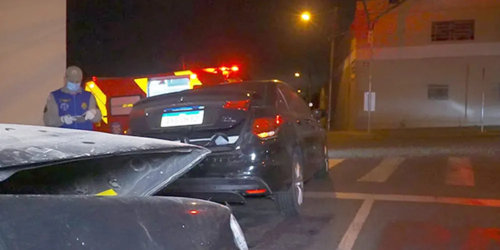 Apesar do susto, nenhum ocupante dos carros se feriu no acidente