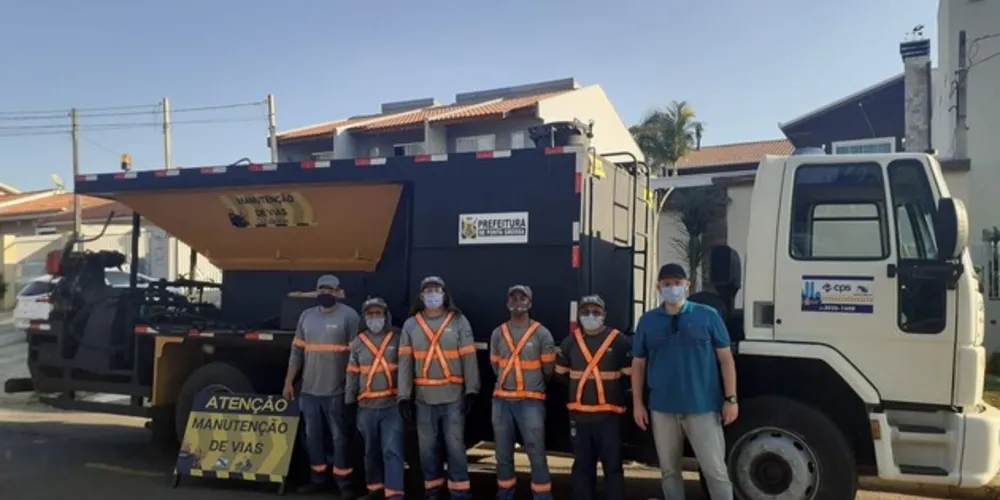 Imagem ilustrativa da imagem PG ganha caminhão para fechar buracos nos bairros