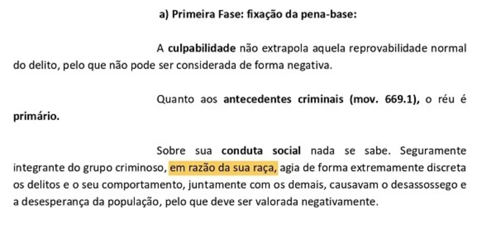 Juíza diz que frase foi tirada de "contexto maior, próprio de sentença extensa"